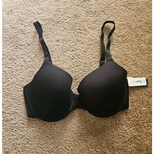 Gap Body Everyday T-Shirt Bra 34DD True Black New